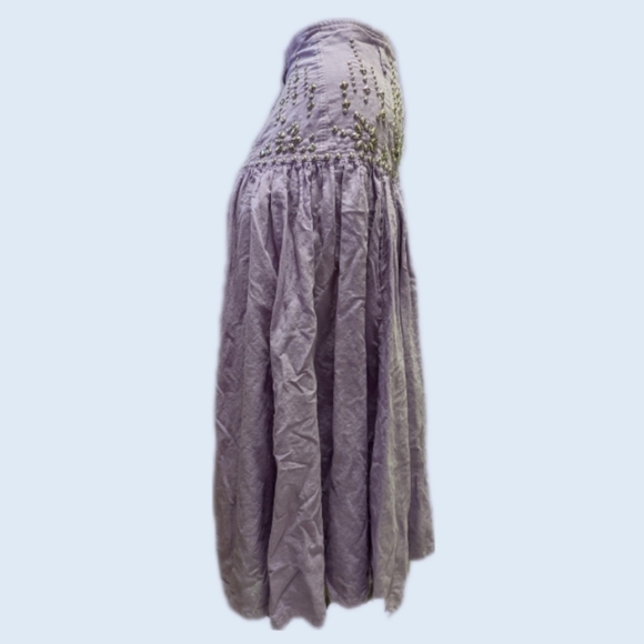 SOLD - Lavender Western Midi Skirt VTG S - Picture 5 of 9